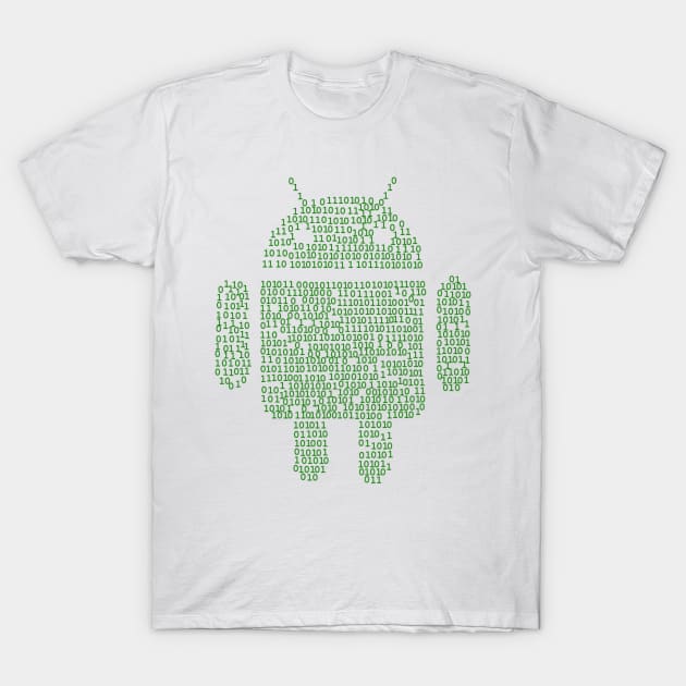 Binary-droidv1.0 T-Shirt by findingNull